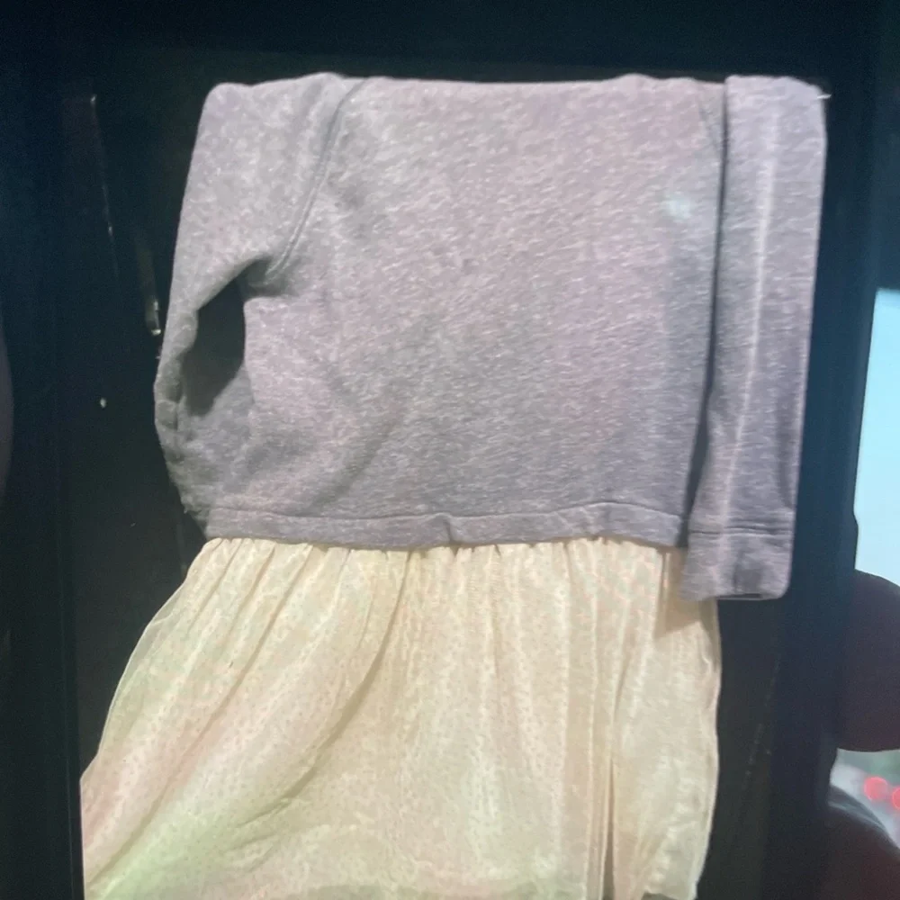 GAP Girl 4T Gray Knit Sweater dress